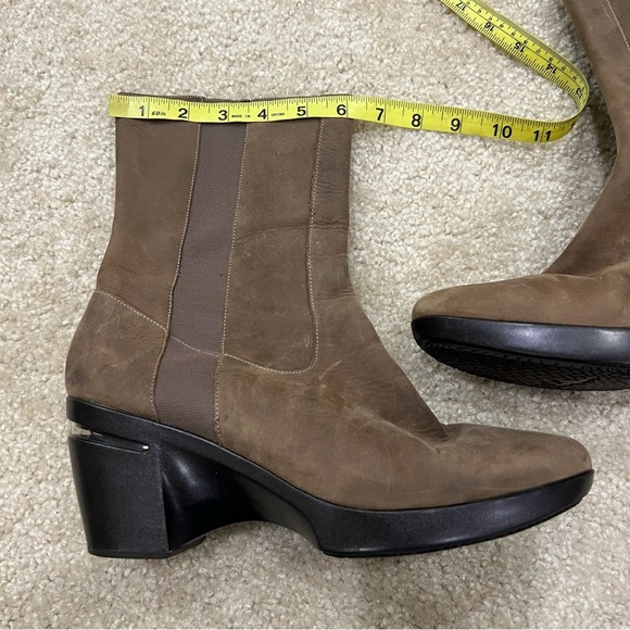 Cole Haan Air Sara Short Boots mid calf  Olive Green Wm Sz 11 D29422 Pull On, - Picture 12 of 16